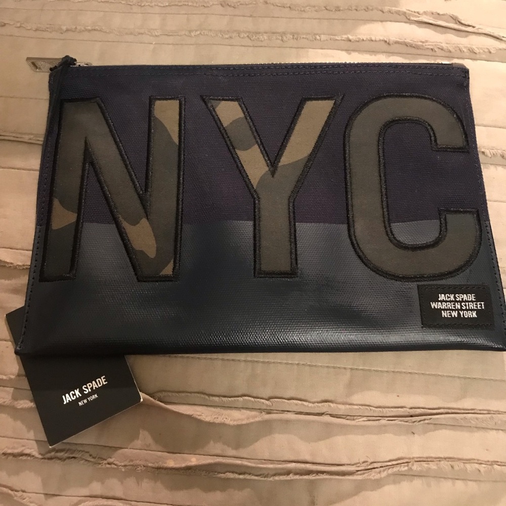 Jack Spade  NYC Camo cord Pouch